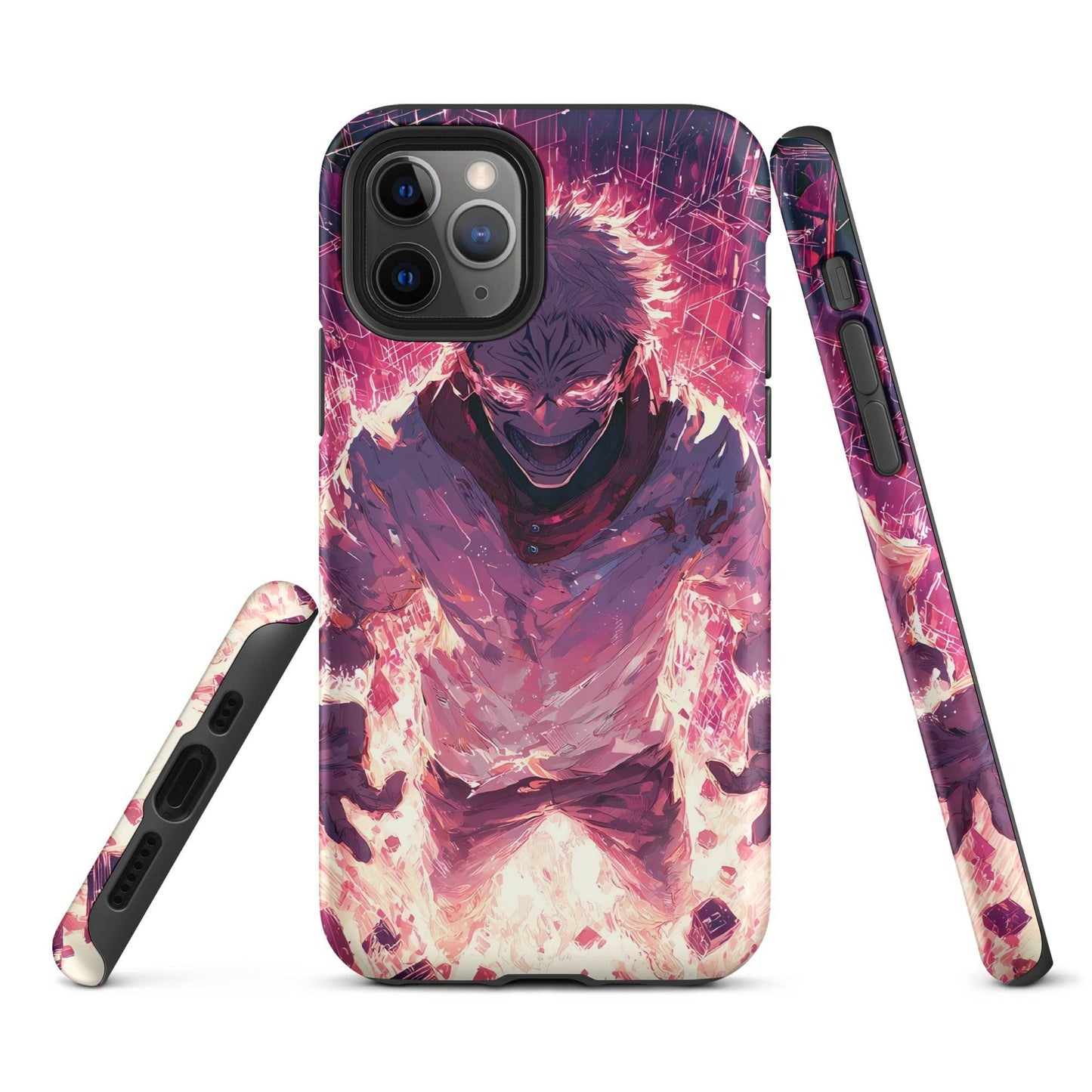 Ryomen Sukuna iPhone Case, Jujutsu Kaisen Anime Fan Art, Tough Case for iPhone - Chromavolt