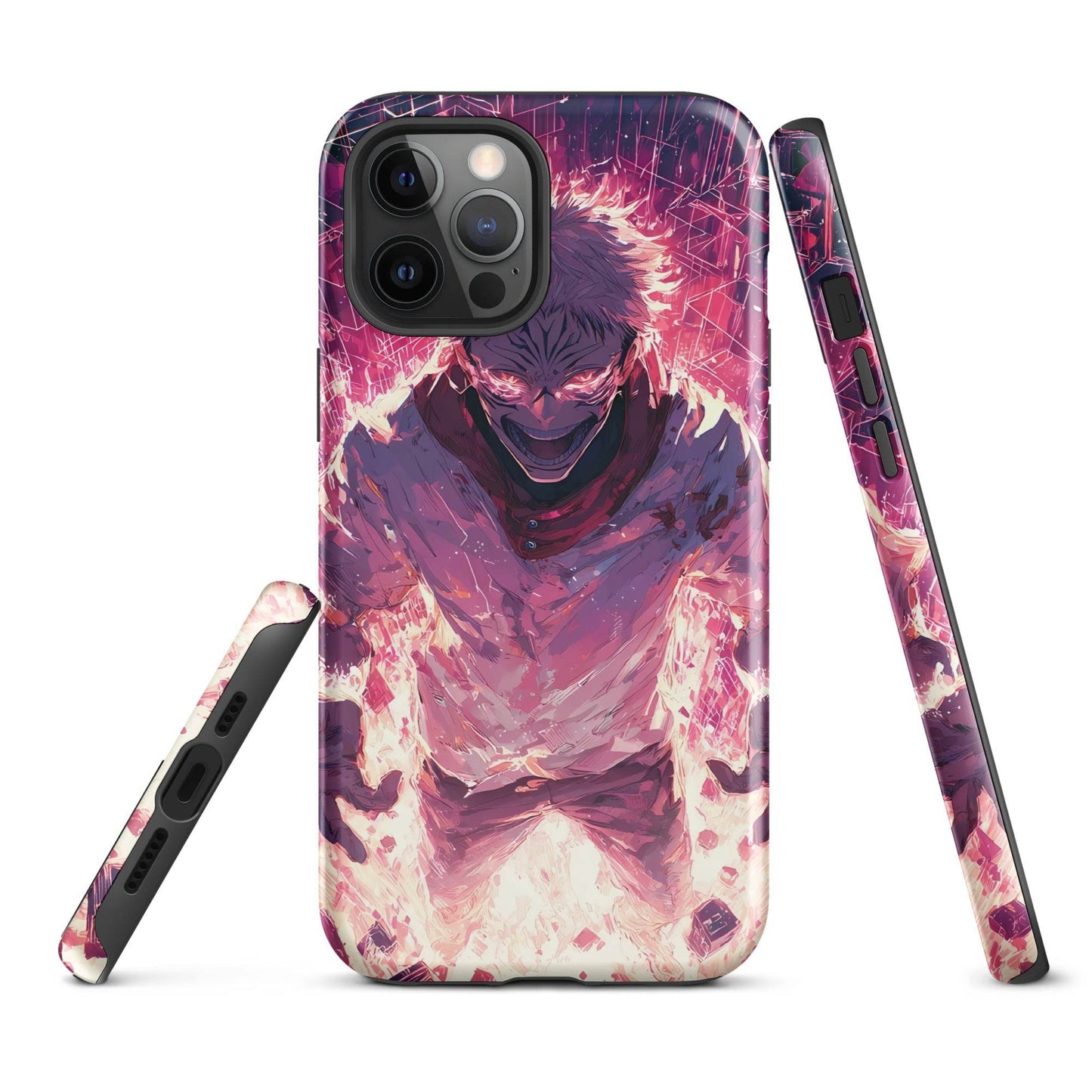 Ryomen Sukuna iPhone Case, Jujutsu Kaisen Anime Fan Art, Tough Case for iPhone - Chromavolt