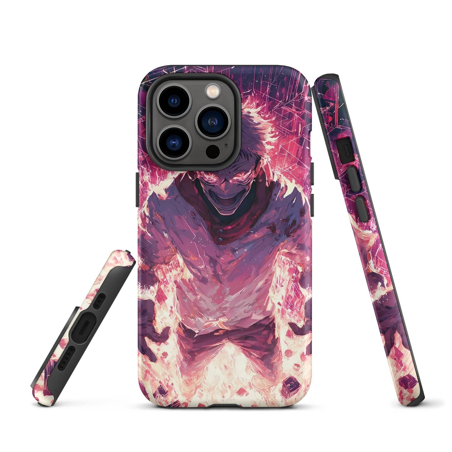 Ryomen Sukuna iPhone Case, Jujutsu Kaisen Anime Fan Art, Tough Case for iPhone - Chromavolt