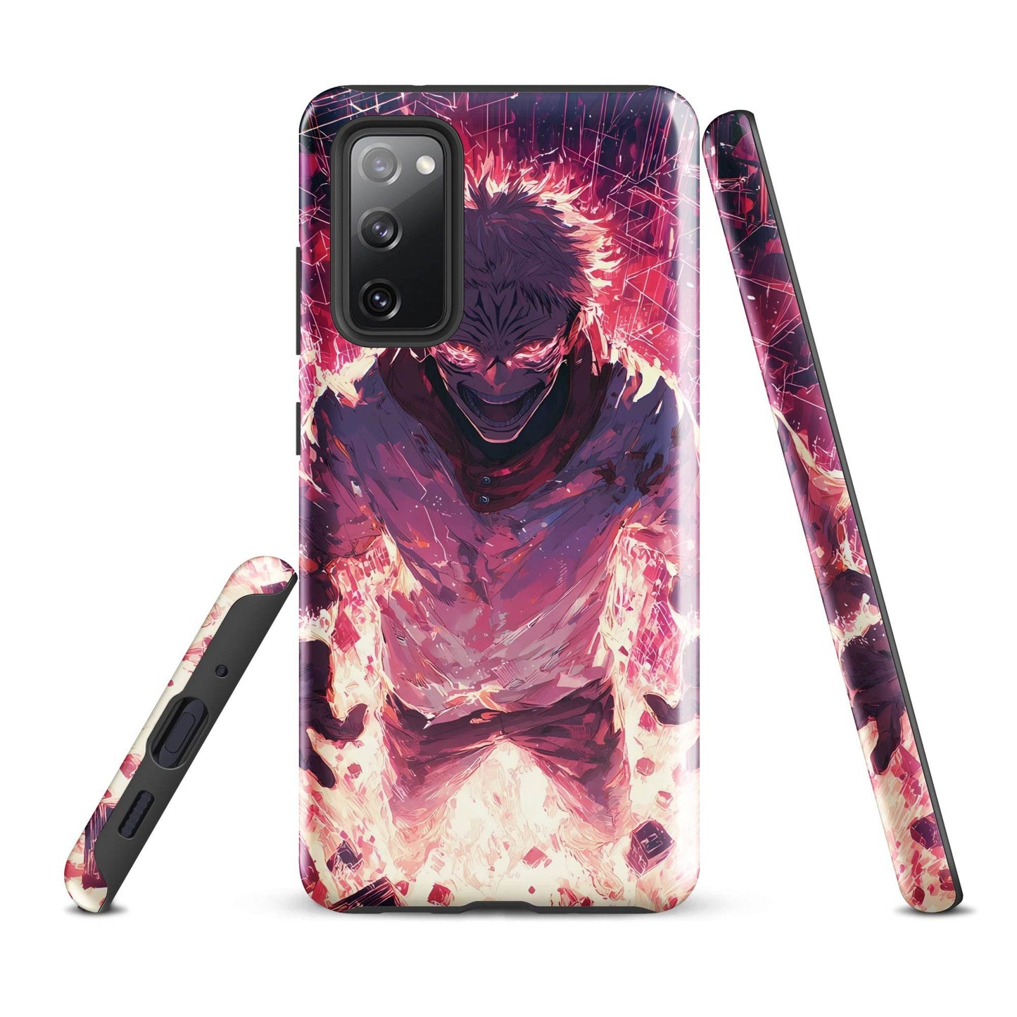 Ryomen Sukuna Samsung Phone Case, Jujutsu Kaisen Anime Fan Art - Chromavolt