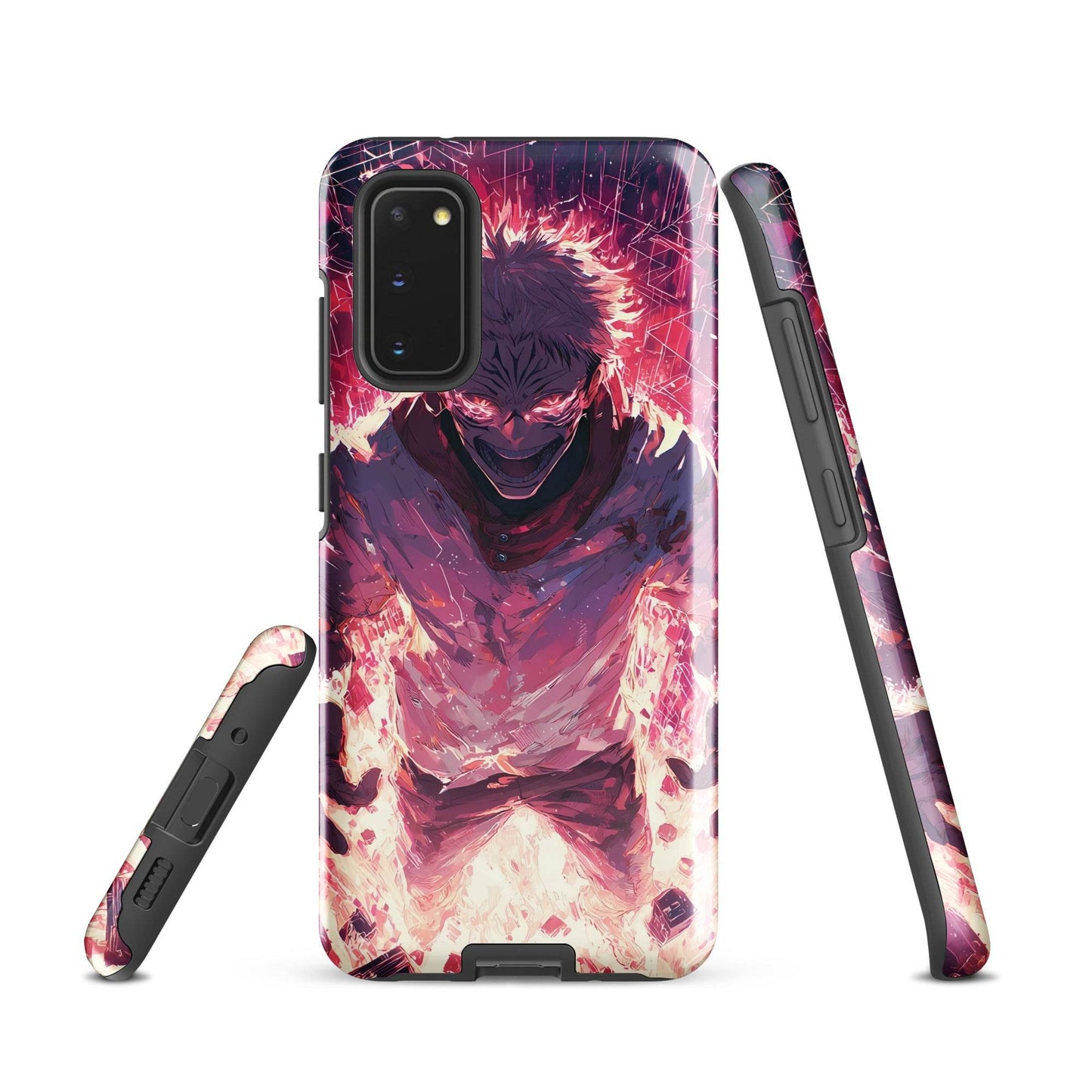 Ryomen Sukuna Samsung Phone Case, Jujutsu Kaisen Anime Fan Art - Chromavolt