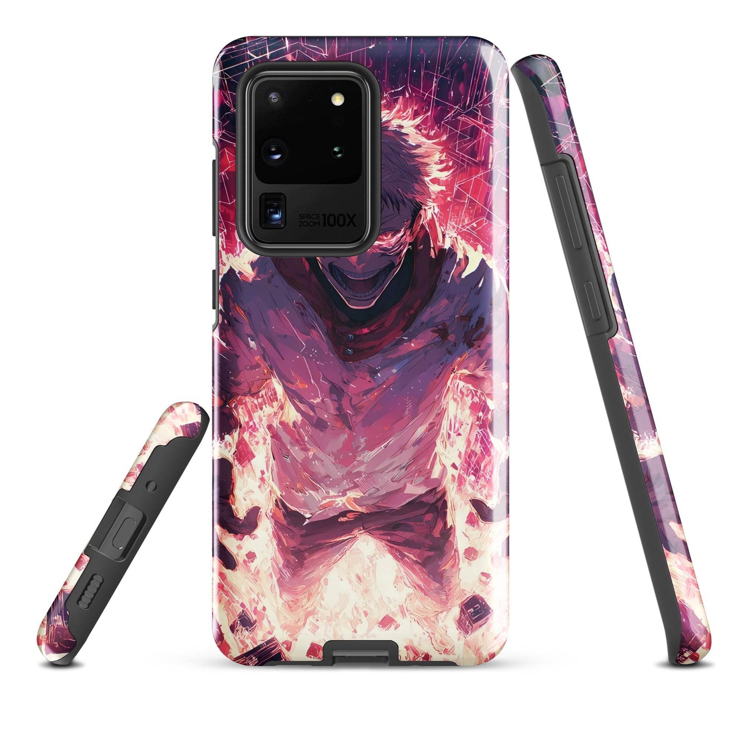 Ryomen Sukuna Samsung Phone Case, Jujutsu Kaisen Anime Fan Art - Chromavolt