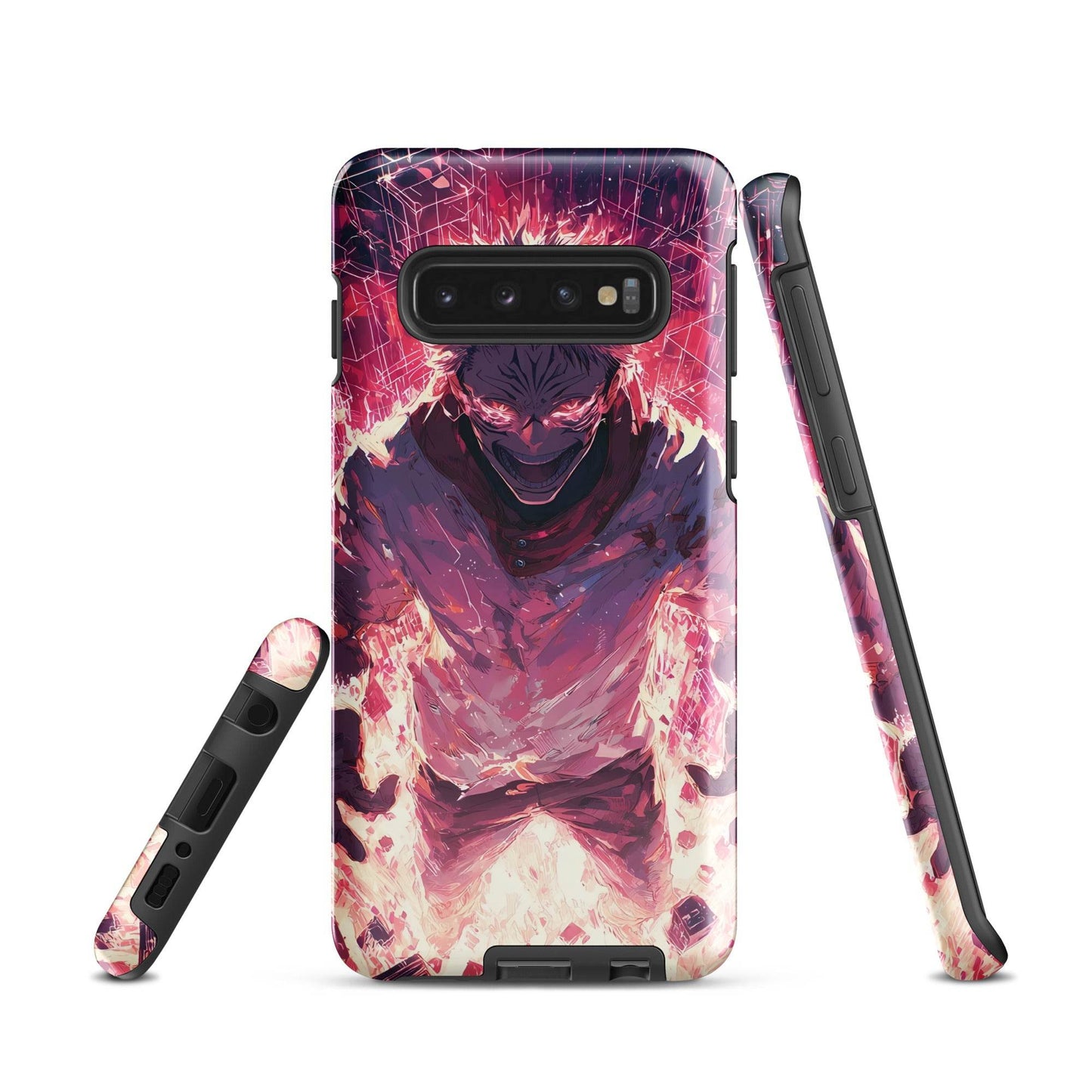 Ryomen Sukuna Samsung Phone Case, Jujutsu Kaisen Anime Fan Art - Chromavolt