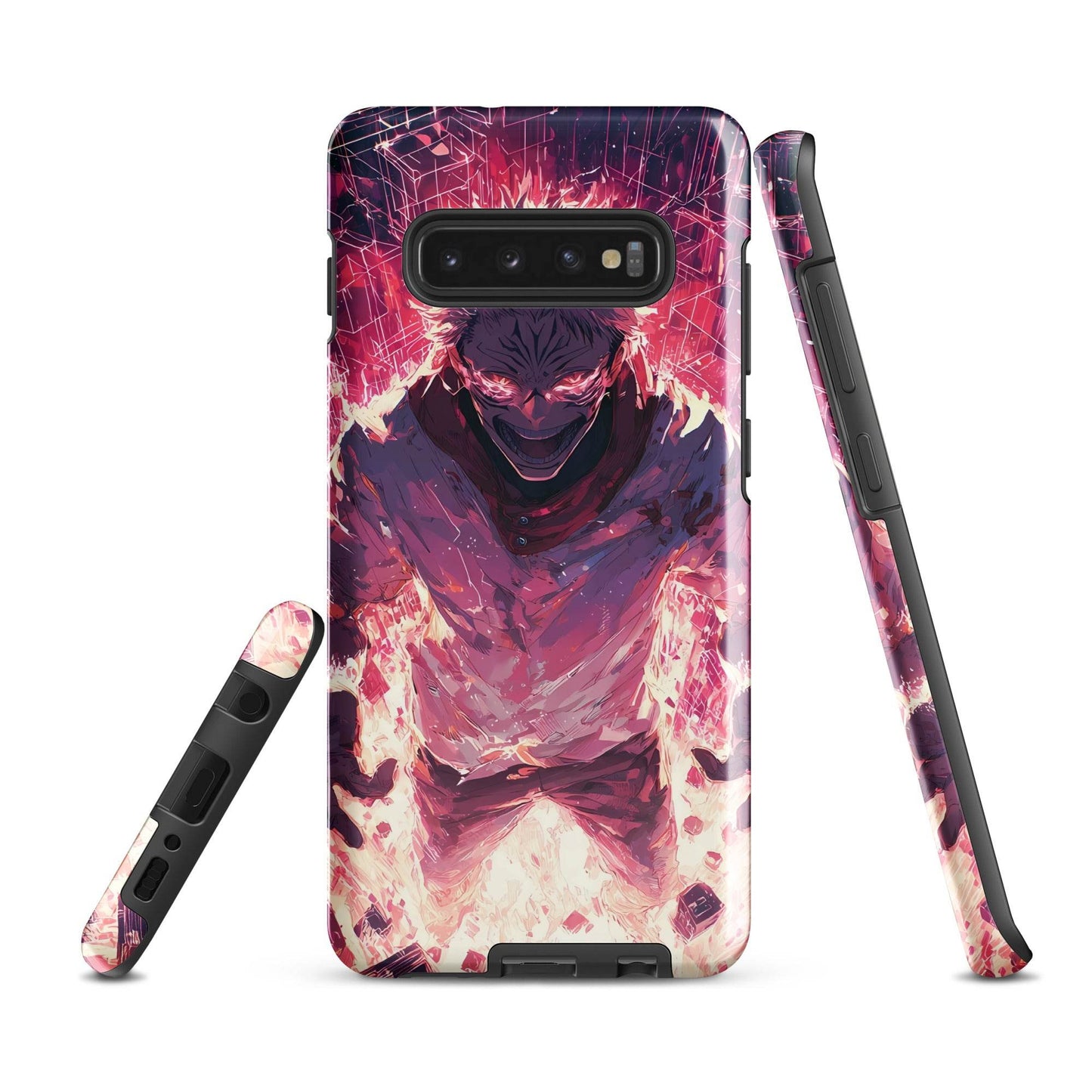 Ryomen Sukuna Samsung Phone Case, Jujutsu Kaisen Anime Fan Art - Chromavolt