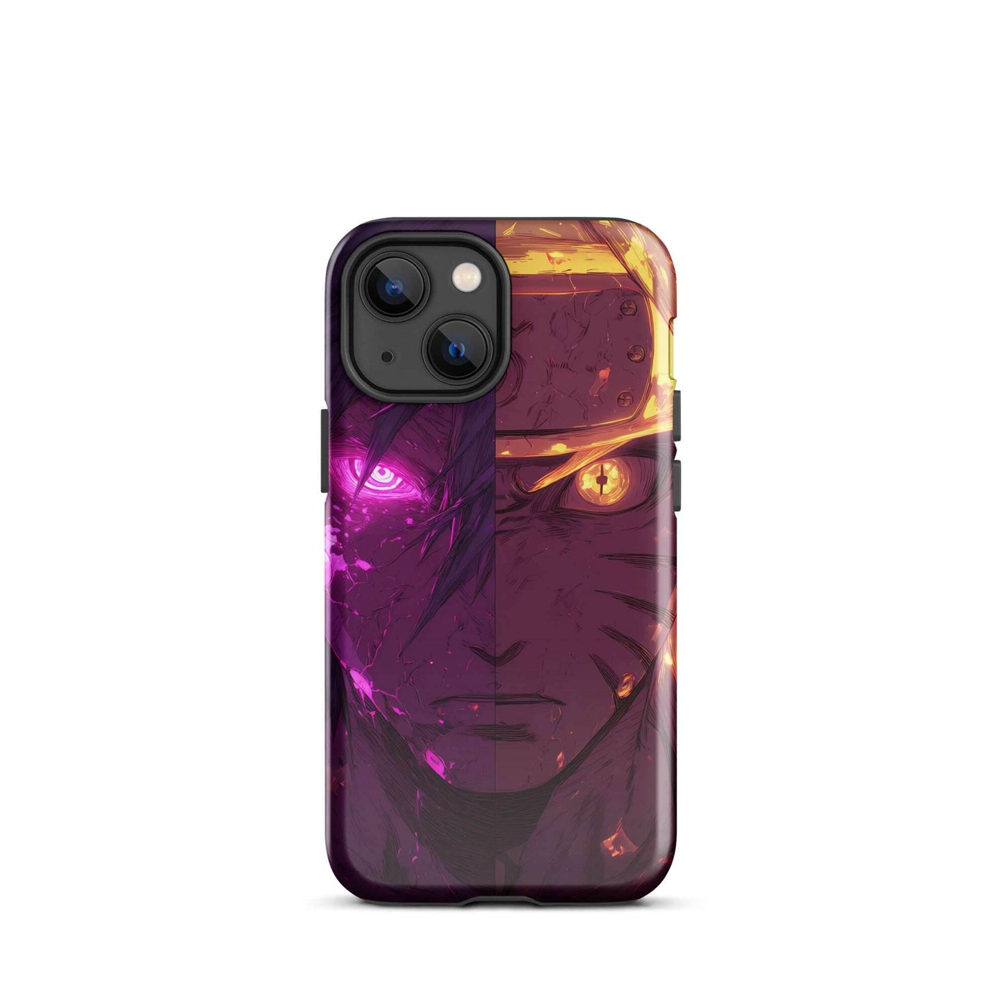 Sasuke Uchiha and Naruto Uzumaki, Naruto Shippuden Anime Tough Case for iPhone - Chromavolt