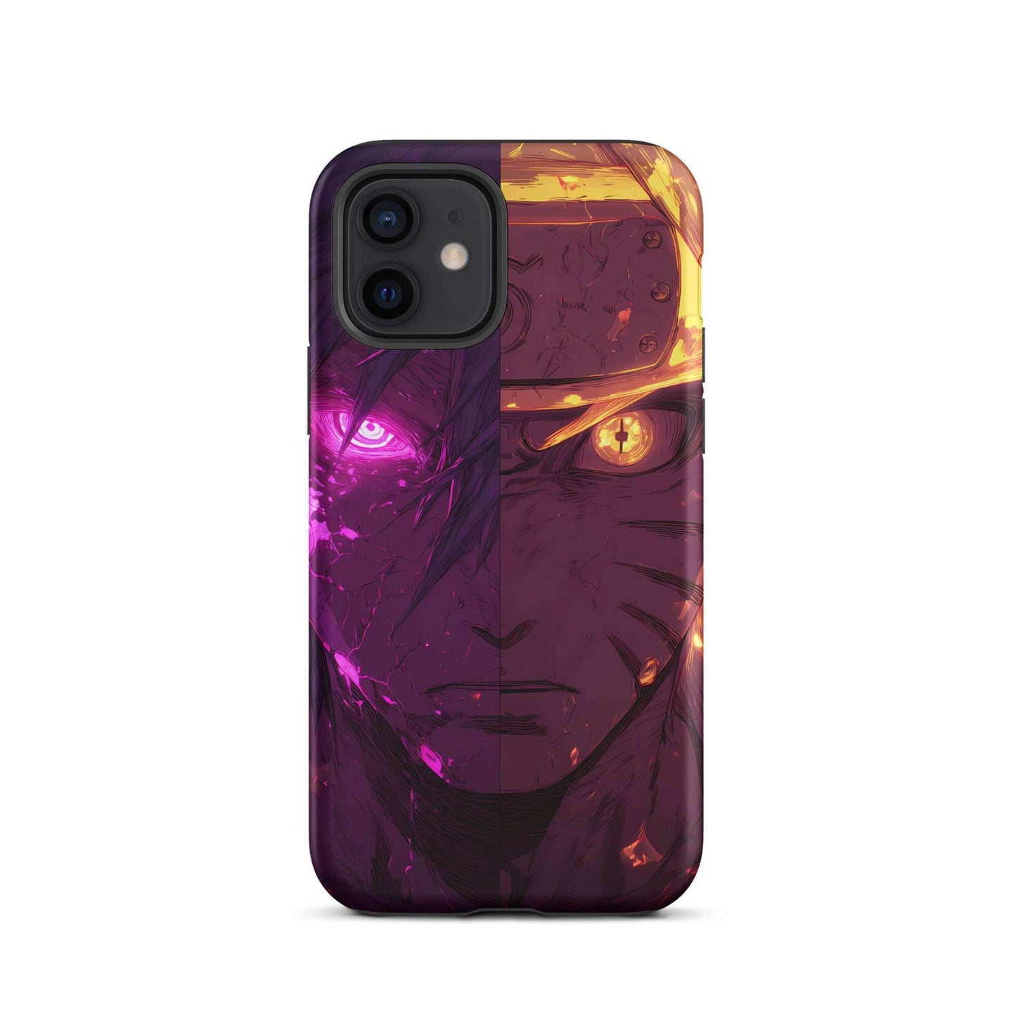 Sasuke Uchiha and Naruto Uzumaki, Naruto Shippuden Anime Tough Case for iPhone - Chromavolt