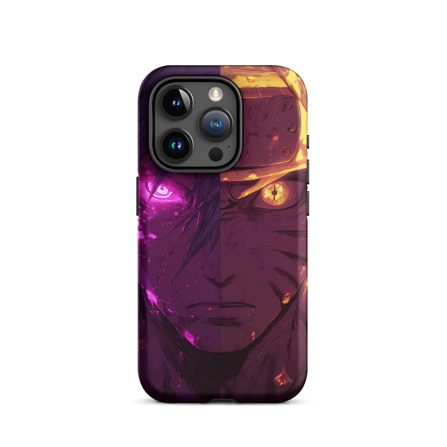 Sasuke Uchiha and Naruto Uzumaki, Naruto Shippuden Anime Tough Case for iPhone - Chromavolt