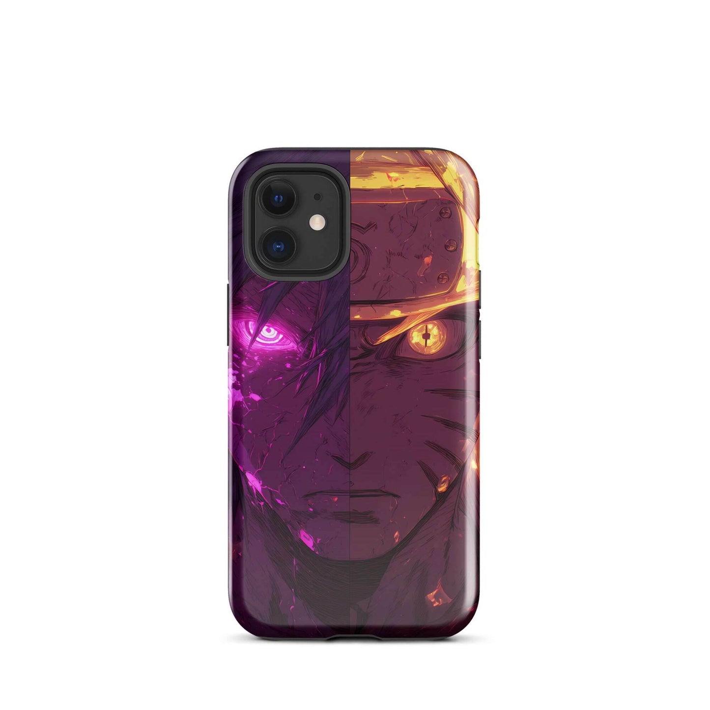 Sasuke Uchiha and Naruto Uzumaki, Naruto Shippuden Anime Tough Case for iPhone - Chromavolt