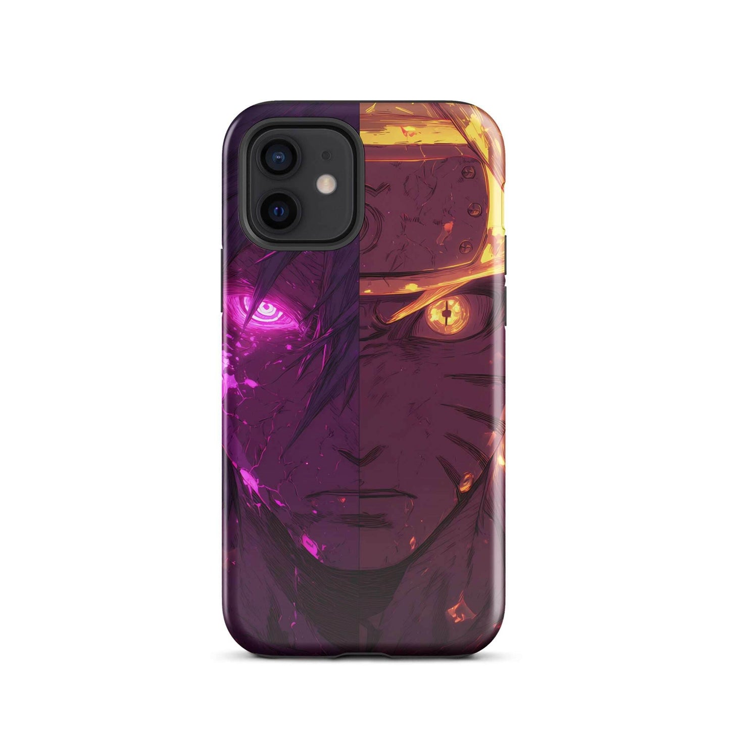 Sasuke Uchiha and Naruto Uzumaki, Naruto Shippuden Anime Tough Case for iPhone - Chromavolt