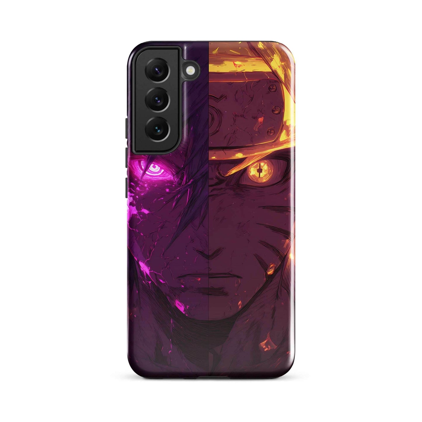 Sasuke Uchiha and Naruto Uzumaki, Naruto Shippuden Anime Tough case for Samsung - Chromavolt