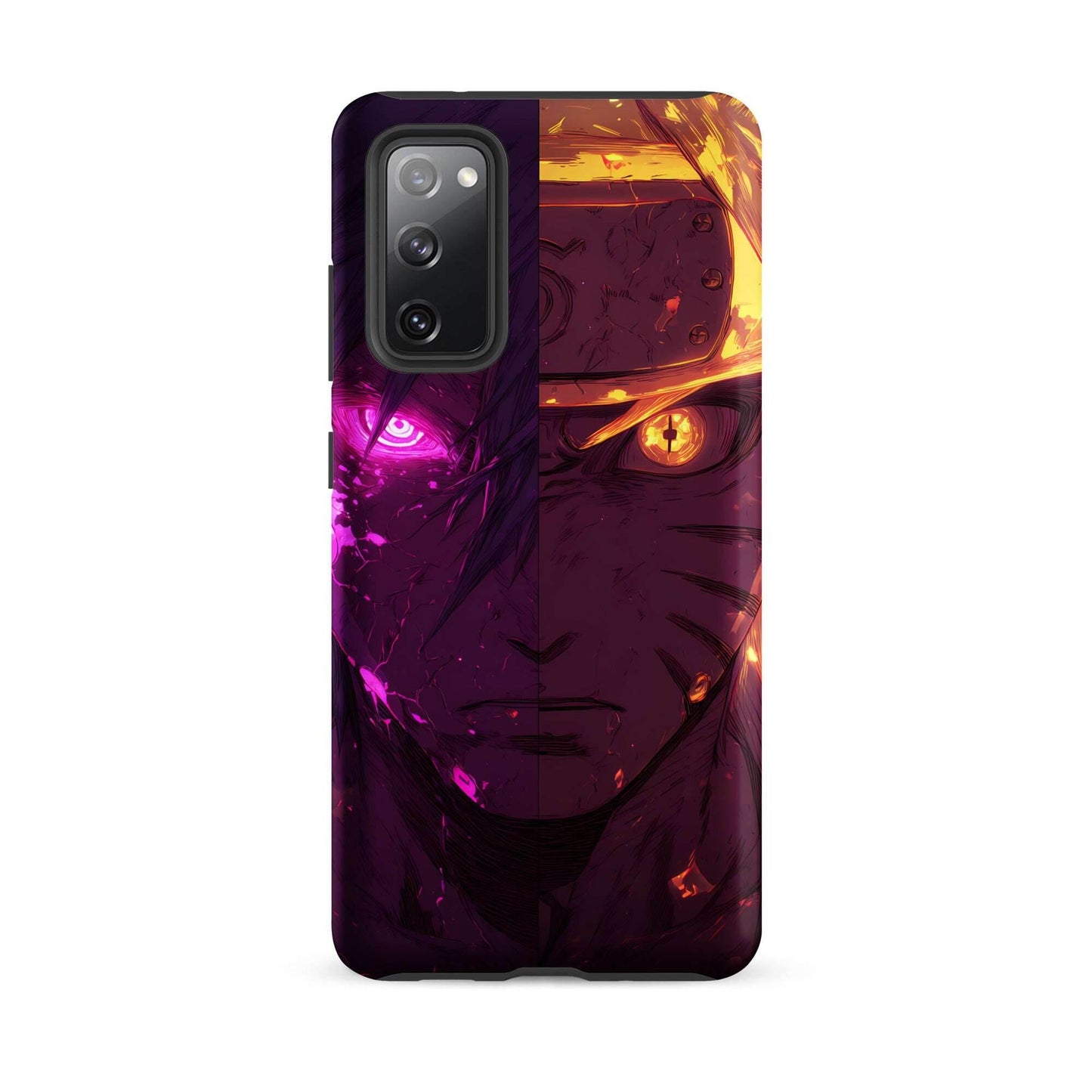 Sasuke Uchiha and Naruto Uzumaki, Naruto Shippuden Anime Tough case for Samsung - Chromavolt