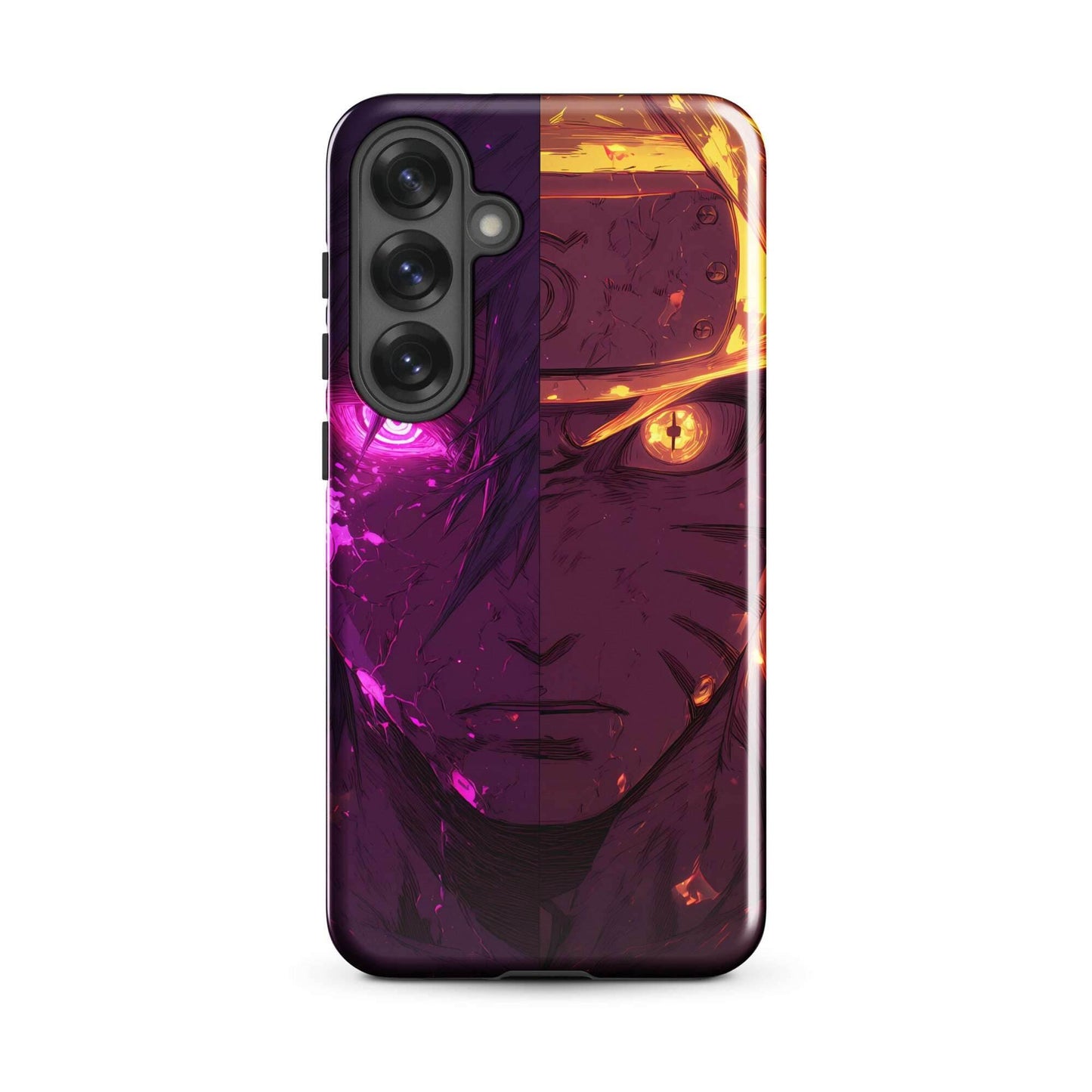 Sasuke Uchiha and Naruto Uzumaki, Naruto Shippuden Anime Tough case for Samsung - Chromavolt