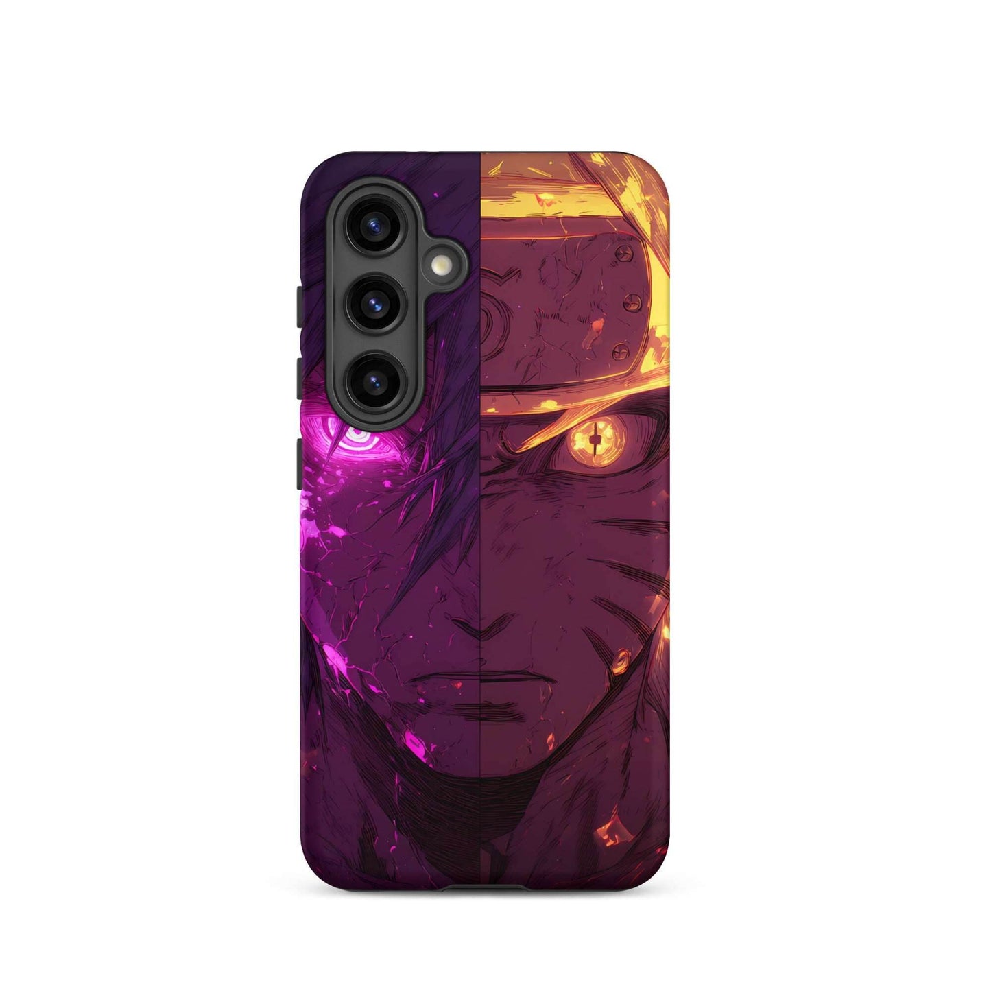 Sasuke Uchiha and Naruto Uzumaki, Naruto Shippuden Anime Tough case for Samsung - Chromavolt
