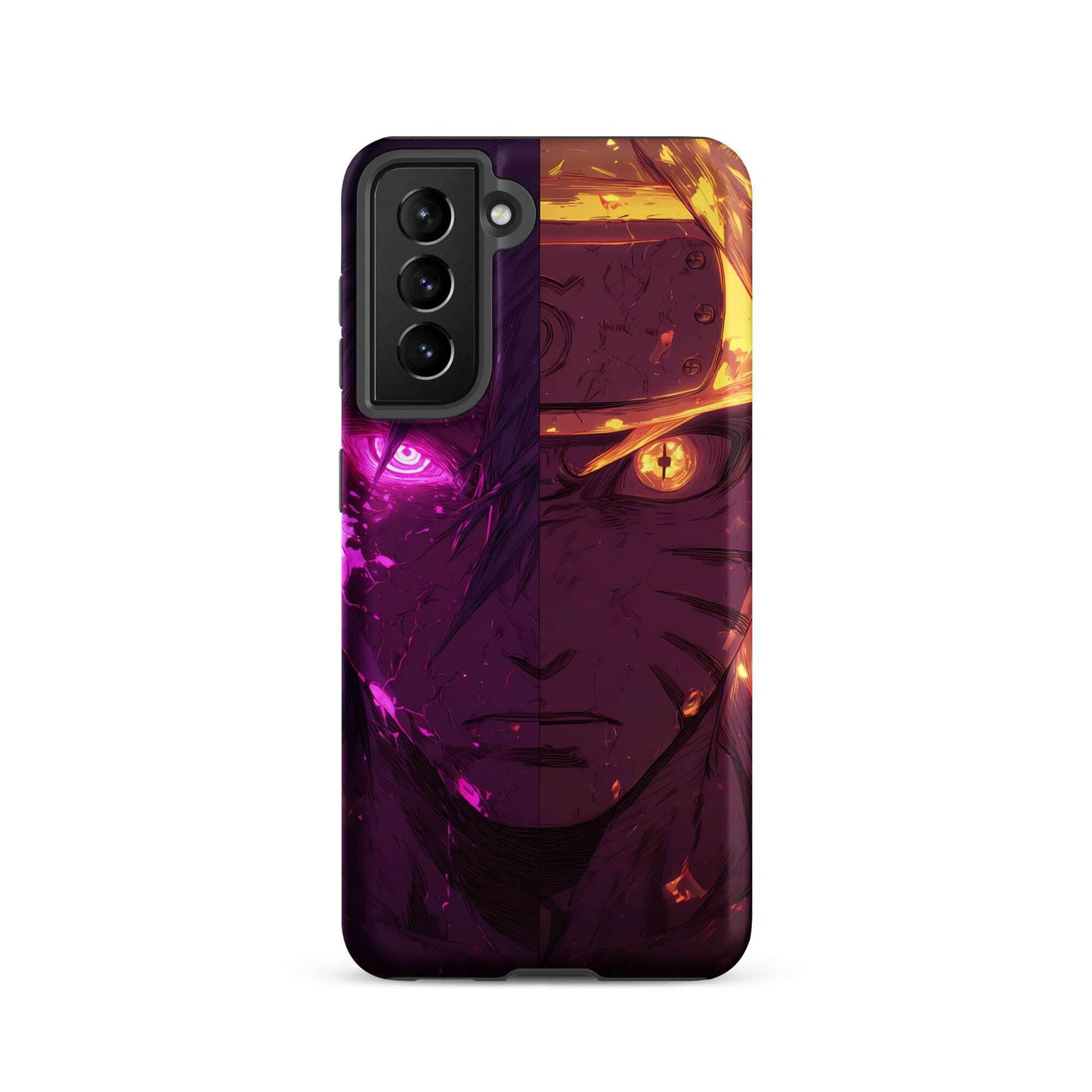 Sasuke Uchiha and Naruto Uzumaki, Naruto Shippuden Anime Tough case for Samsung - Chromavolt