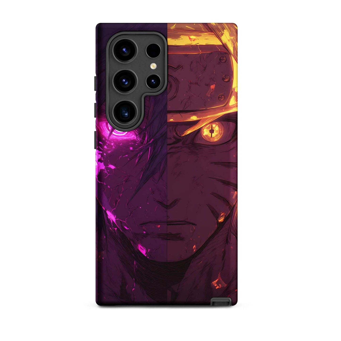 Sasuke Uchiha and Naruto Uzumaki, Naruto Shippuden Anime Tough case for Samsung - Chromavolt
