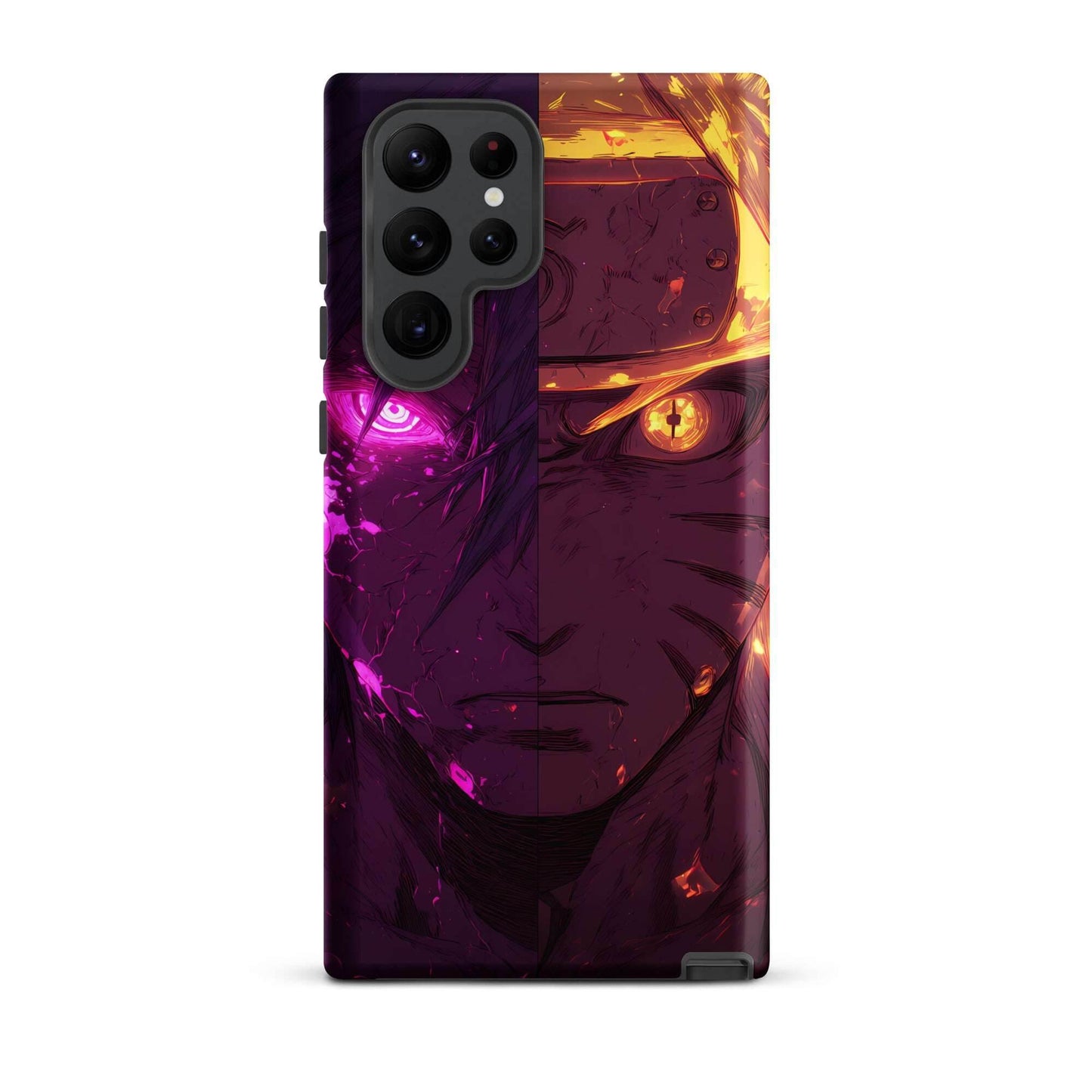 Sasuke Uchiha and Naruto Uzumaki, Naruto Shippuden Anime Tough case for Samsung - Chromavolt