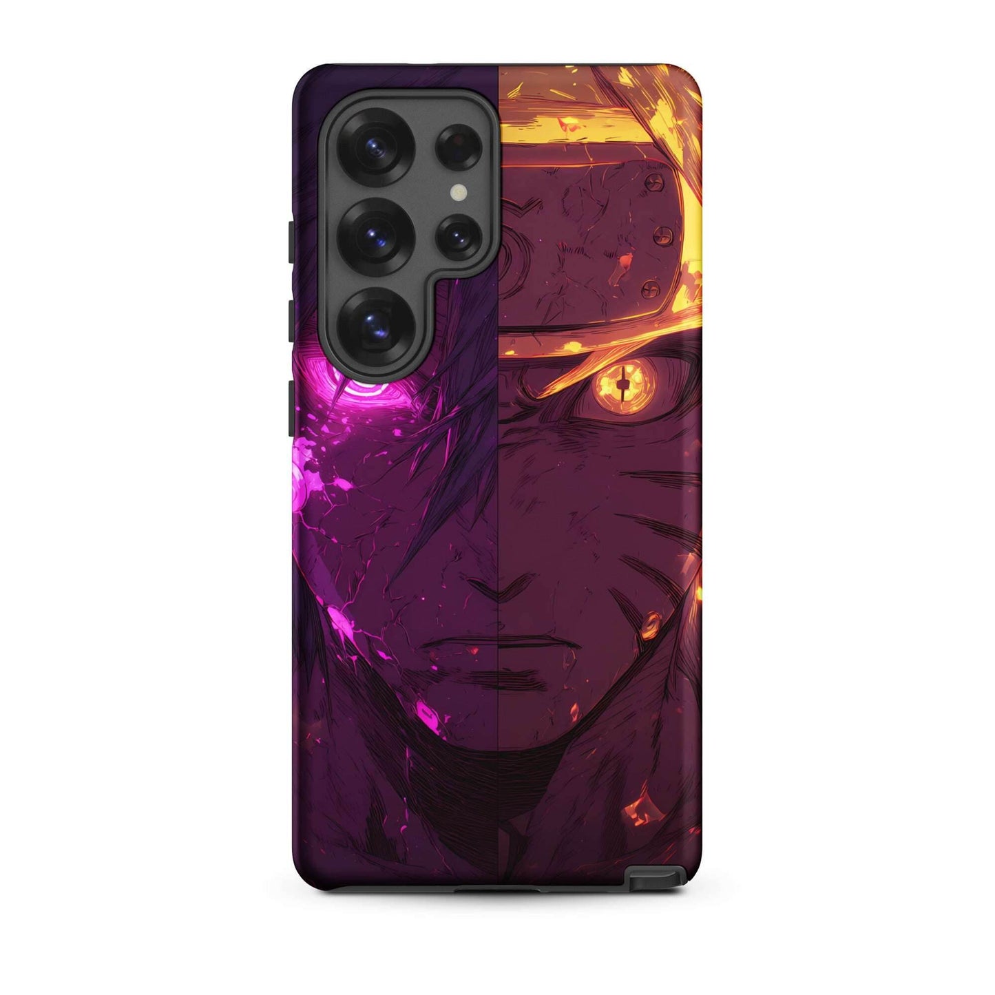 Sasuke Uchiha and Naruto Uzumaki, Naruto Shippuden Anime Tough case for Samsung - Chromavolt
