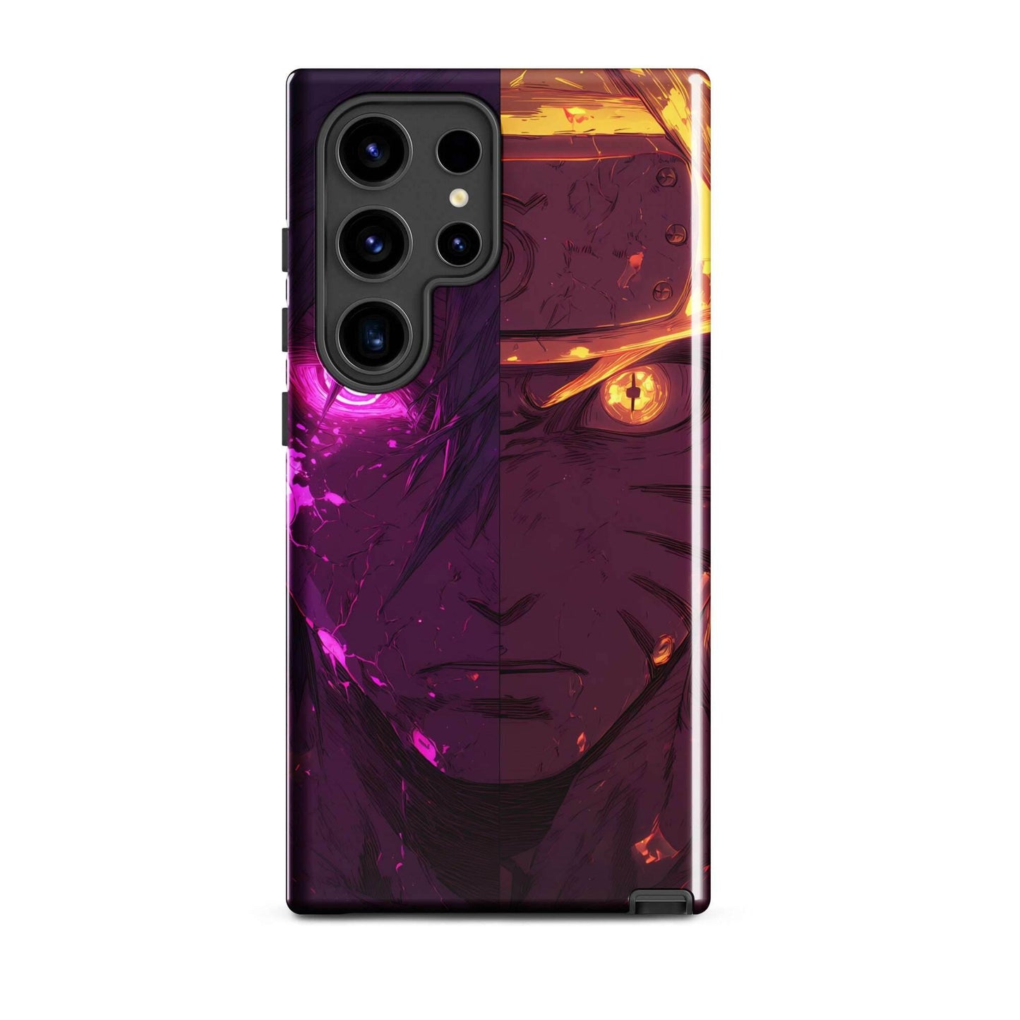 Sasuke Uchiha and Naruto Uzumaki, Naruto Shippuden Anime Tough case for Samsung - Chromavolt