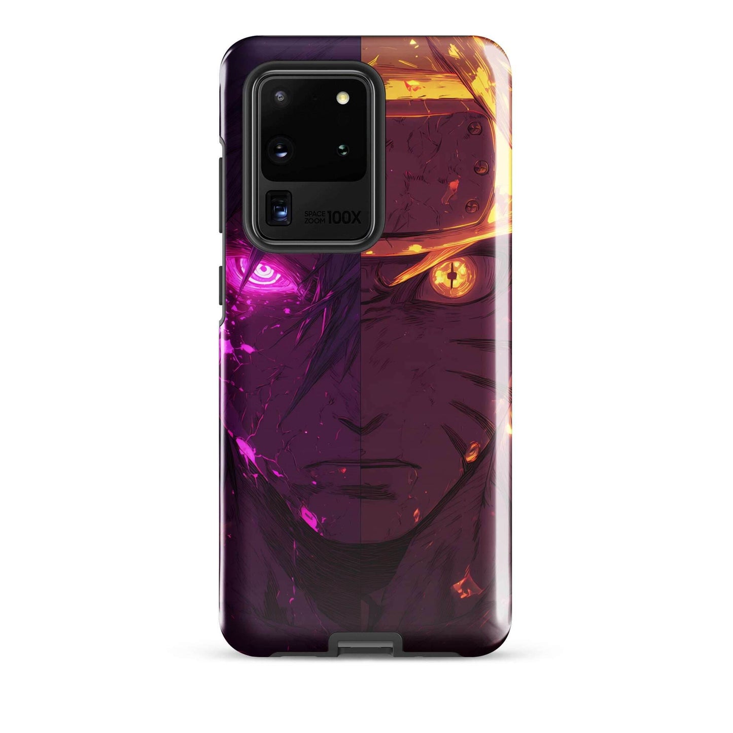 Sasuke Uchiha and Naruto Uzumaki, Naruto Shippuden Anime Tough case for Samsung - Chromavolt