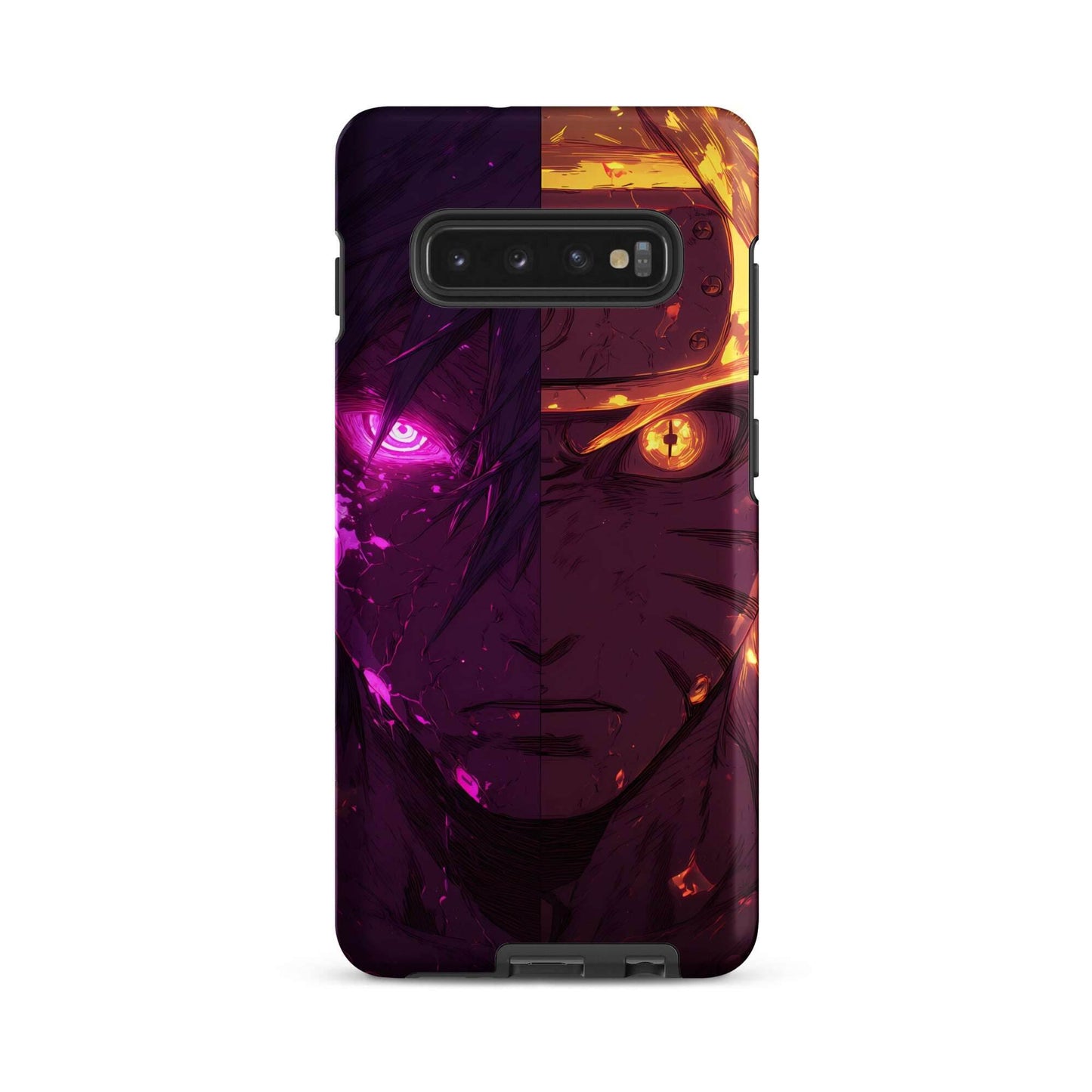 Sasuke Uchiha and Naruto Uzumaki, Naruto Shippuden Anime Tough case for Samsung - Chromavolt