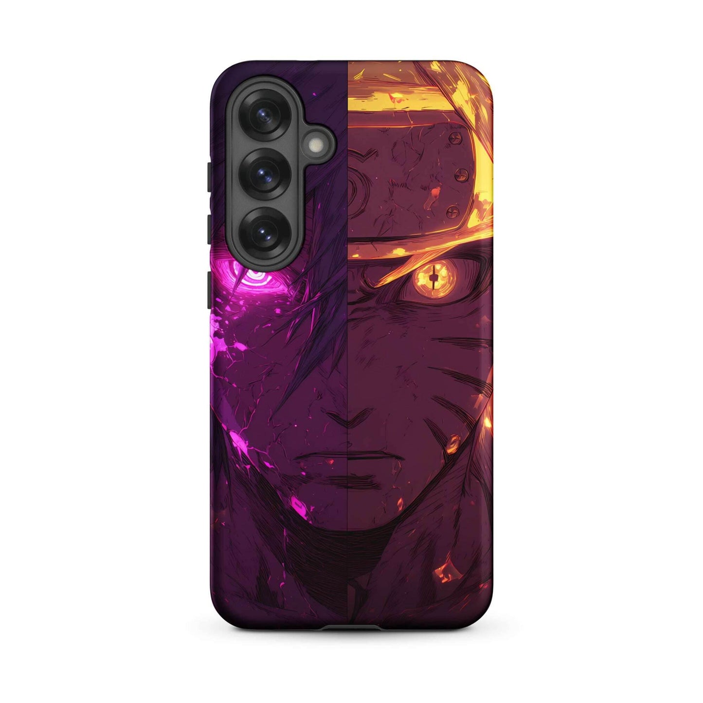 Sasuke Uchiha and Naruto Uzumaki, Naruto Shippuden Anime Tough case for Samsung - Chromavolt