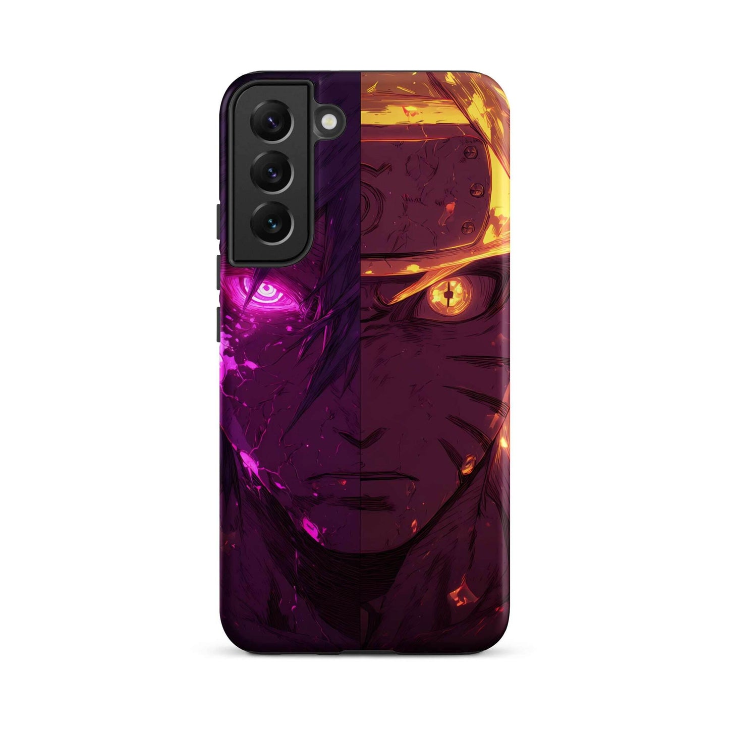 Sasuke Uchiha and Naruto Uzumaki, Naruto Shippuden Anime Tough case for Samsung - Chromavolt