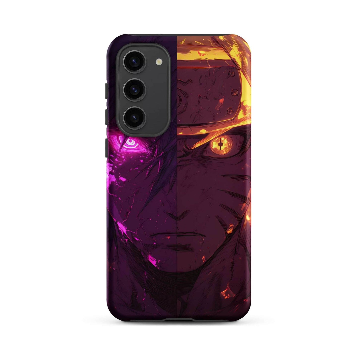 Sasuke Uchiha and Naruto Uzumaki, Naruto Shippuden Anime Tough case for Samsung - Chromavolt