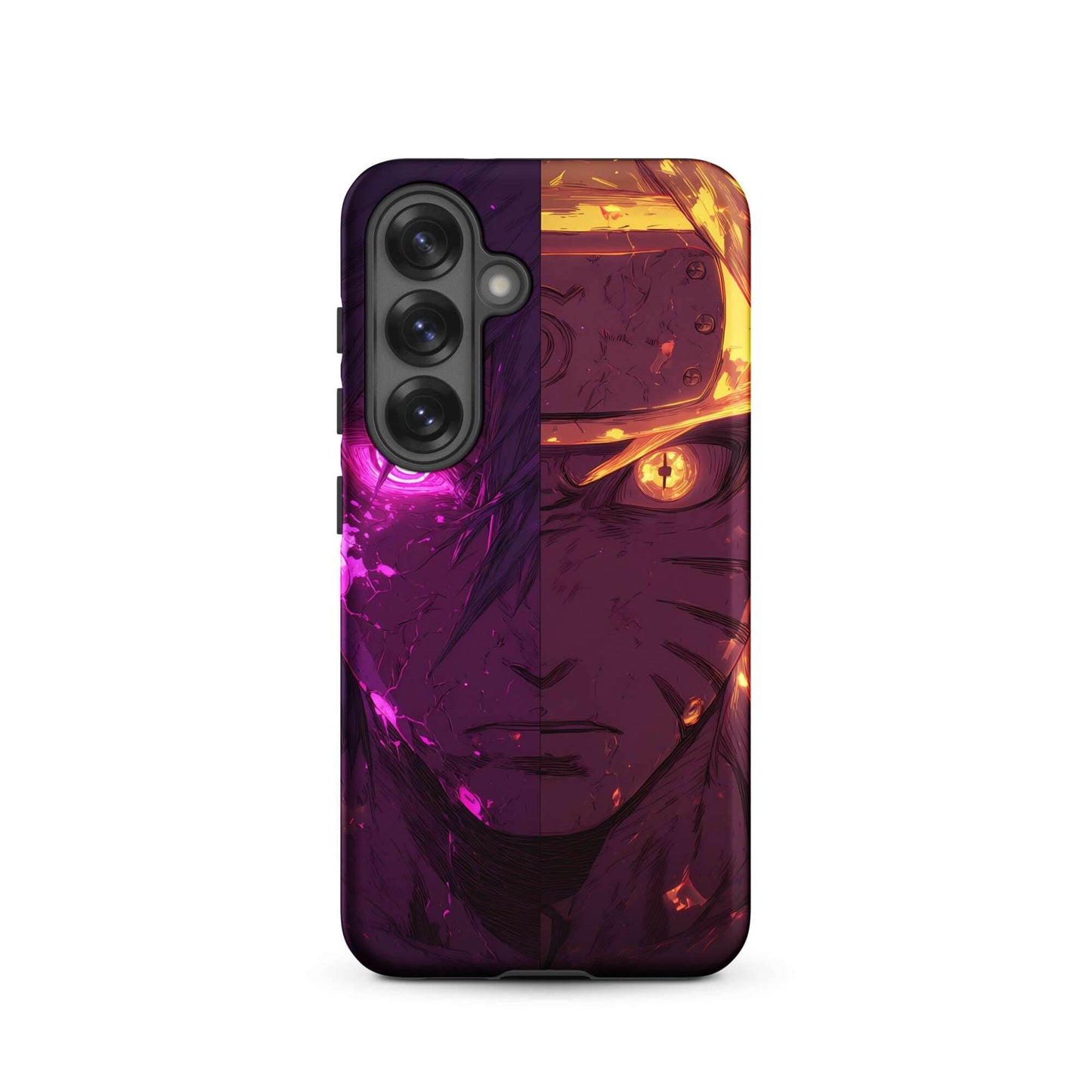 Sasuke Uchiha and Naruto Uzumaki, Naruto Shippuden Anime Tough case for Samsung - Chromavolt