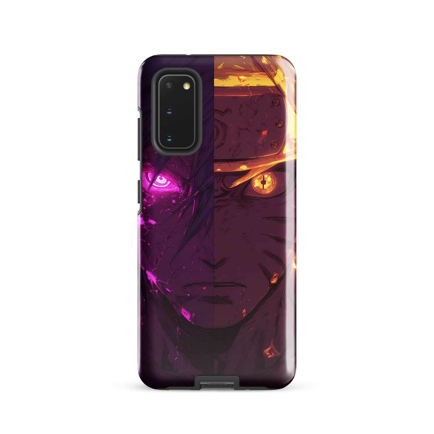 Sasuke Uchiha and Naruto Uzumaki, Naruto Shippuden Anime Tough case for Samsung - Chromavolt