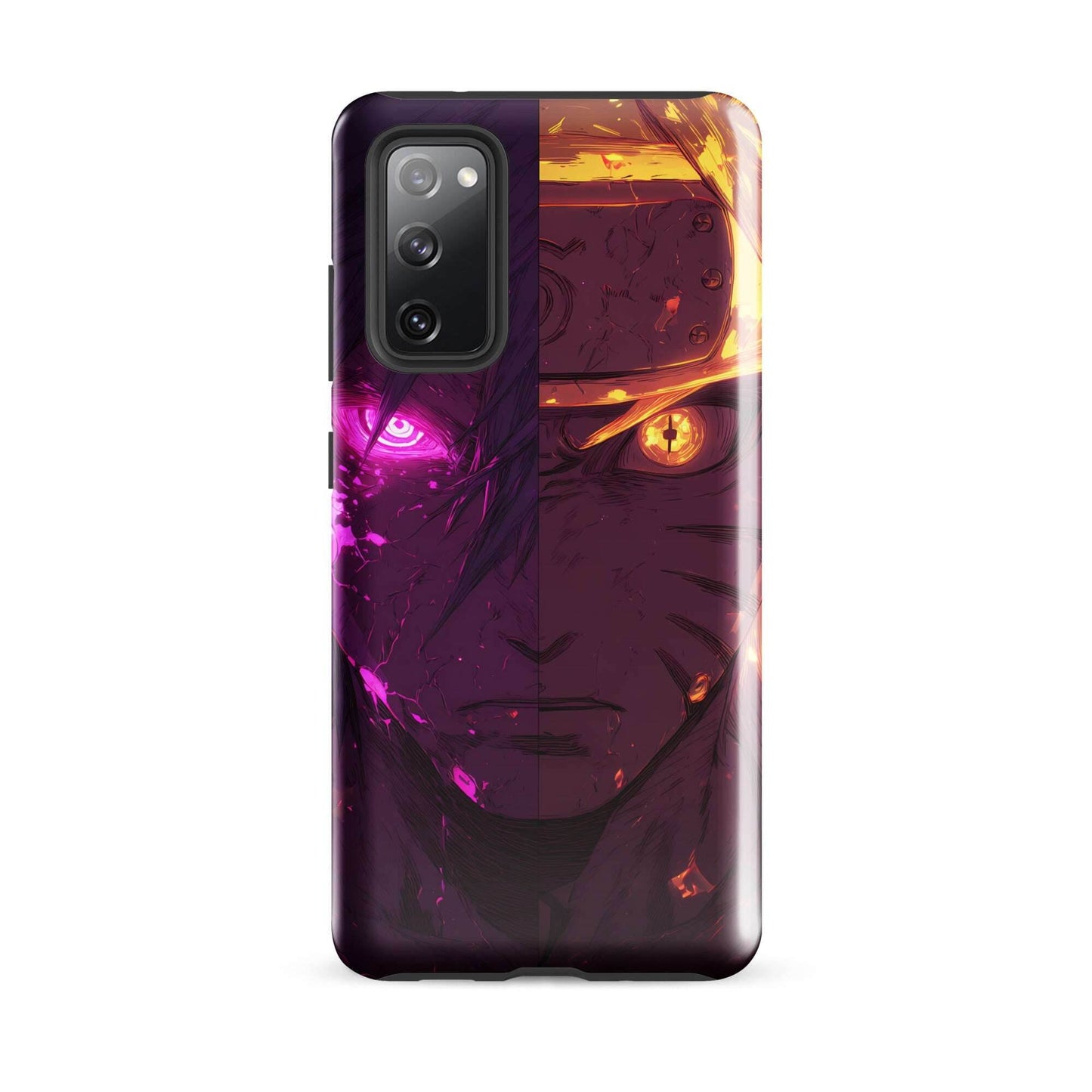 Sasuke Uchiha and Naruto Uzumaki, Naruto Shippuden Anime Tough case for Samsung - Chromavolt