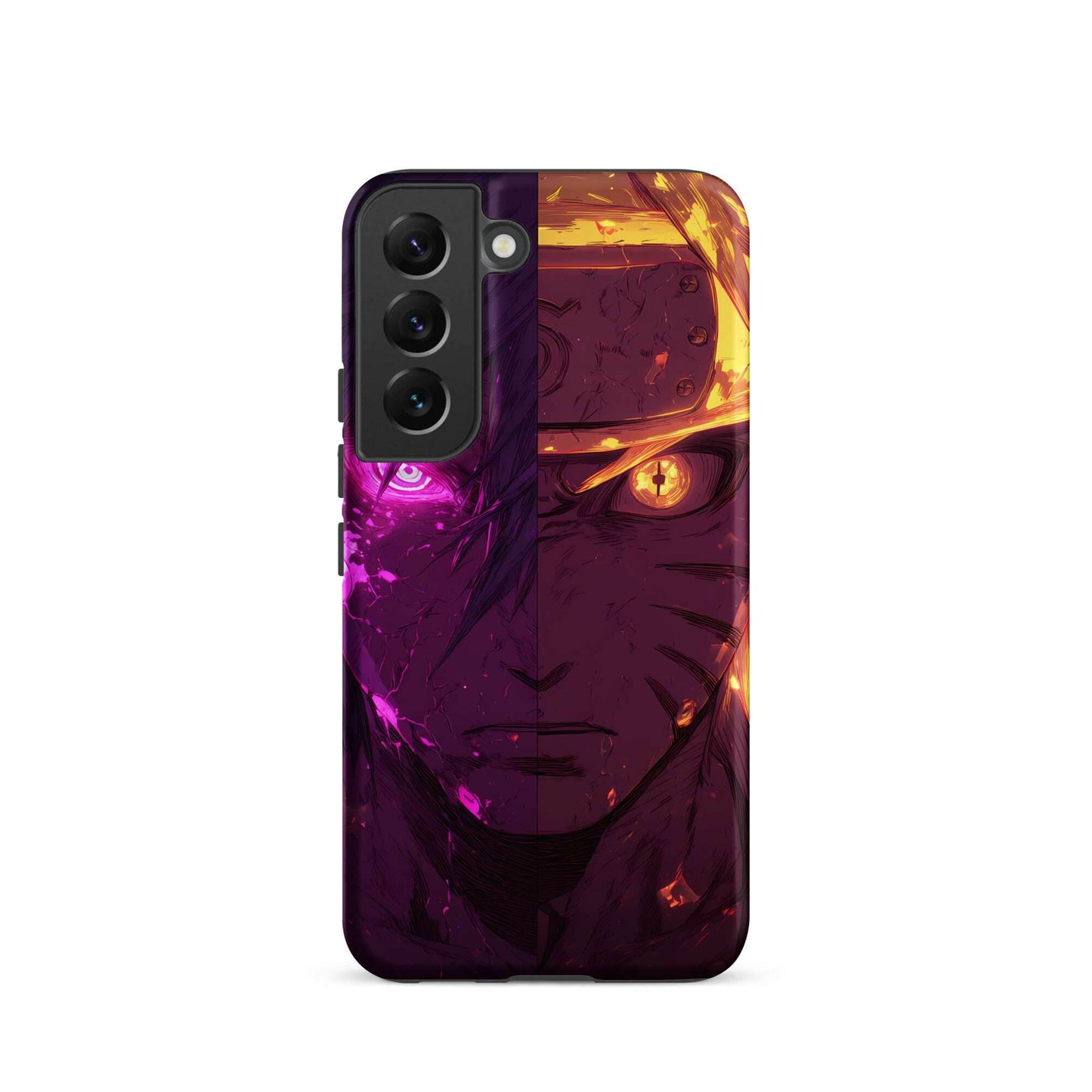 Sasuke Uchiha and Naruto Uzumaki, Naruto Shippuden Anime Tough case for Samsung - Chromavolt