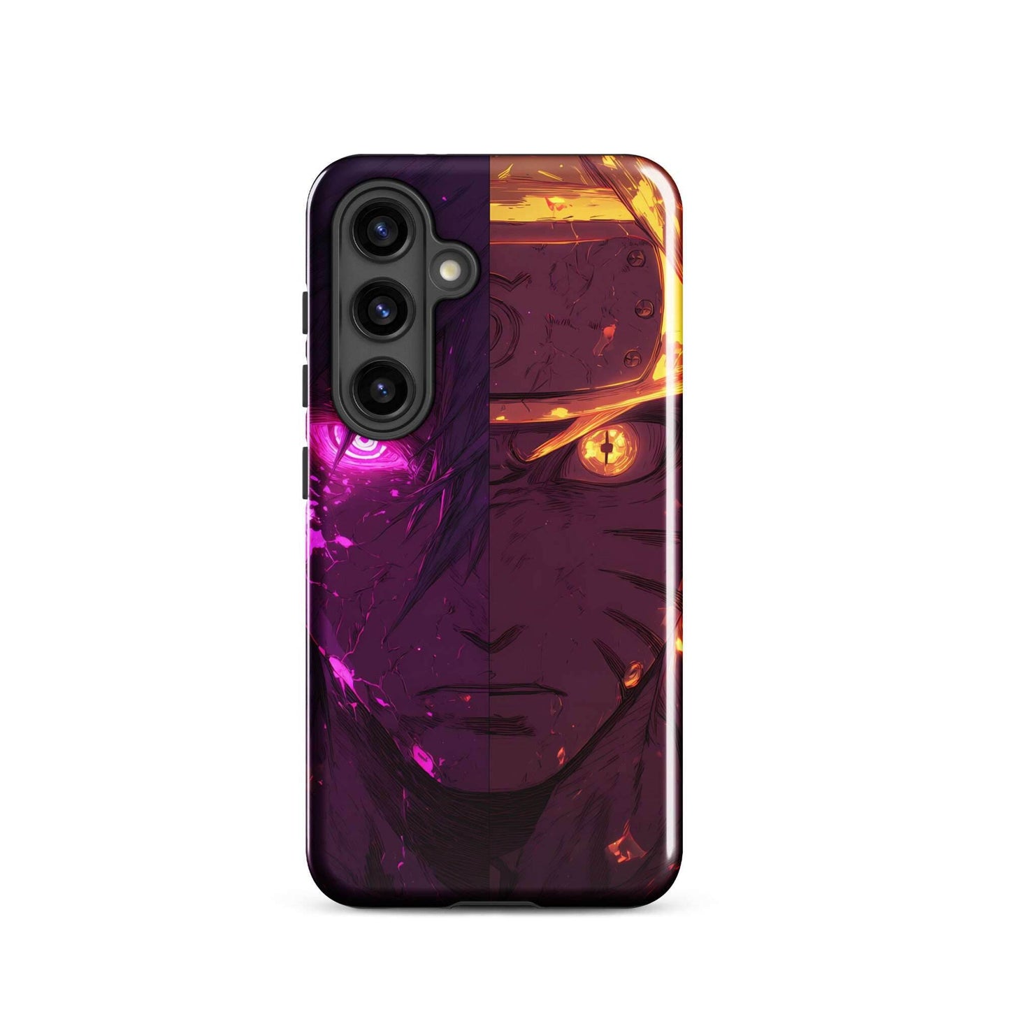 Sasuke Uchiha and Naruto Uzumaki, Naruto Shippuden Anime Tough case for Samsung - Chromavolt