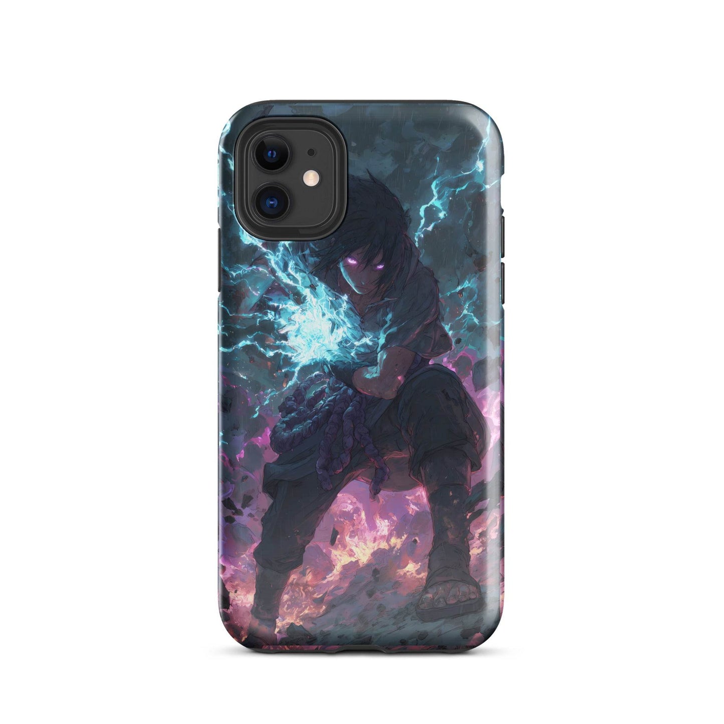 Sasuke Uchiha Chidori, Naruto Shippuden Tough Case for iPhone® - Chromavolt
