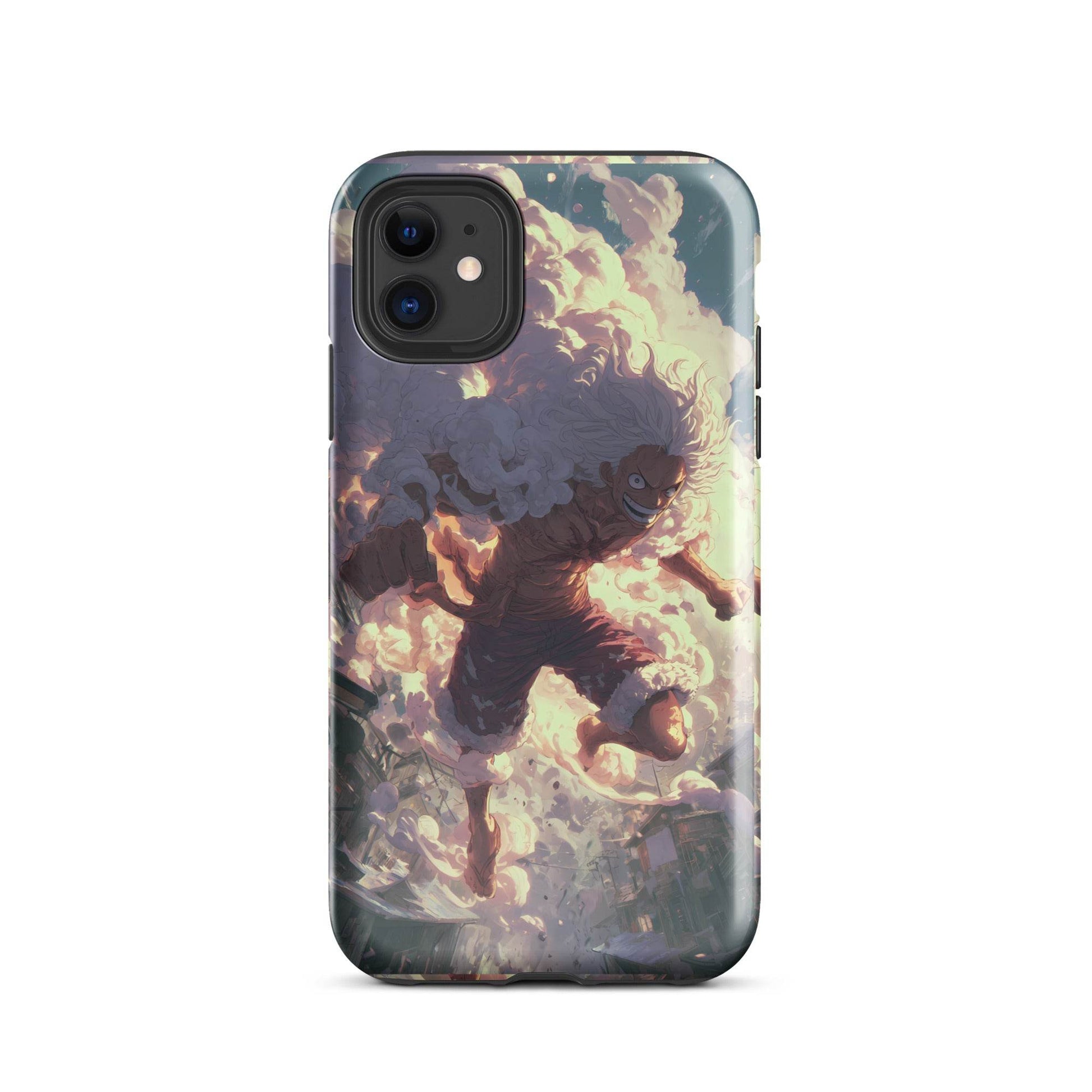 Monkey D Luffy Gear 5 Sun God Nika, One Piece Anime Tough Case for iPhone® - Chromavolt
