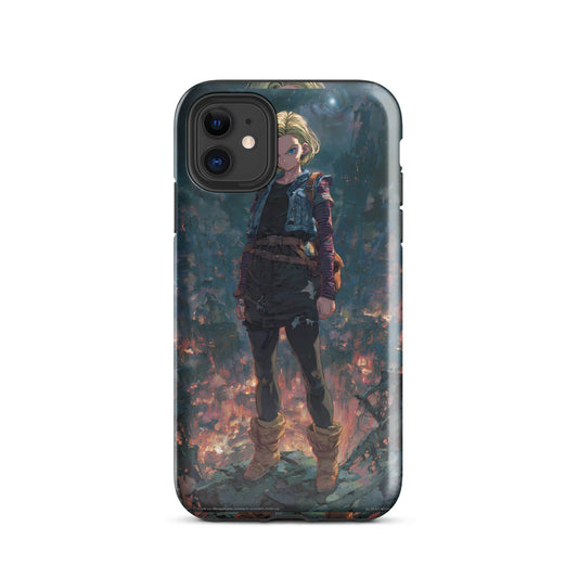 Android 18 Dragon Ball Z Anime Tough Case for iPhone® - Chromavolt