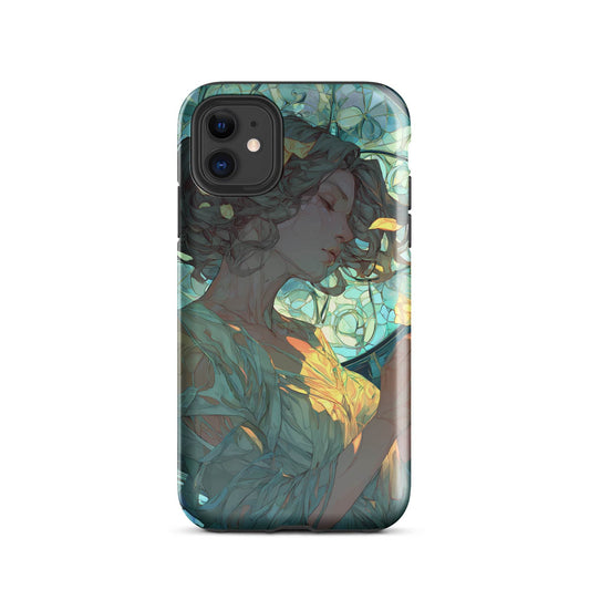 Virgo Zodiac Sign Fan Art Tough Case for iPhone® - Chromavolt