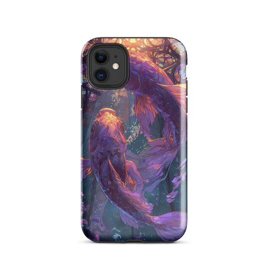 Pisces Zodiac Sign Fan Art Tough Case for iPhone® - Chromavolt
