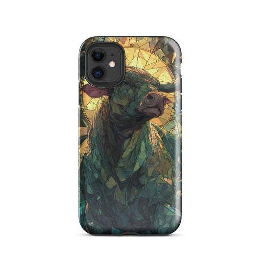 Taurus Zodiac Sign Fan Art Tough Case for iPhone® - Chromavolt