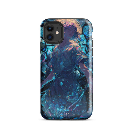 Aquarius Zodiac Sign Fan Art Tough Case for iPhone® - Chromavolt