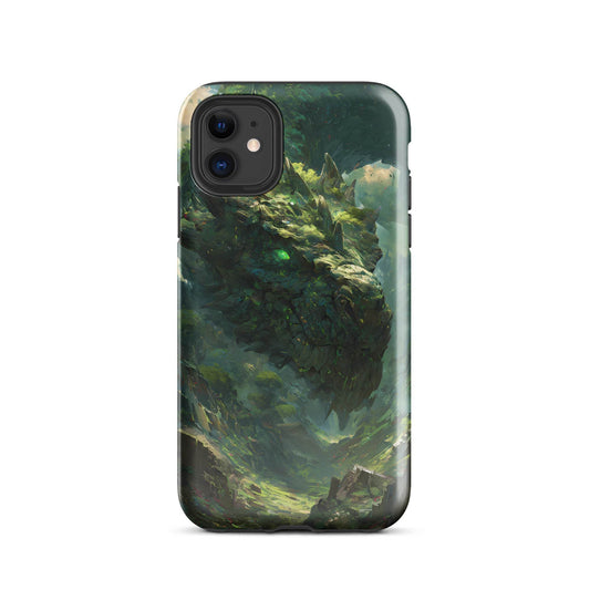 Earth Dragon: The Living Mountain Tough Case for iPhone® - Chromavolt