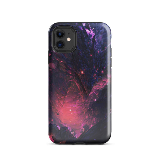 Darkness Dragon: The Void Warden Tough Case for iPhone® - Chromavolt