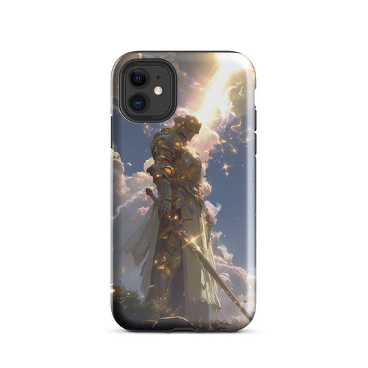 Light Elemental Knight, Original Anime Art Tough Case for iPhone® - Chromavolt