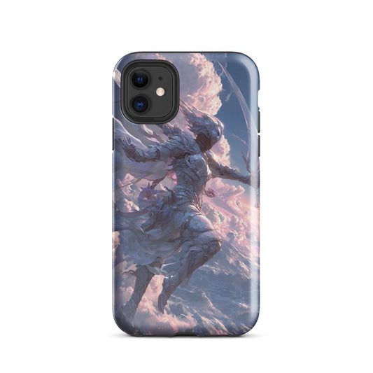 Wind Elemental Knight, Original Anime Art Tough Case for iPhone® - Chromavolt