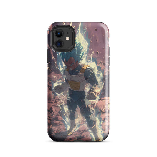 Super Saiyan Blue Vegeta, Dragon Ball Super Anime Fan Art Tough Case for iPhone® - Chromavolt