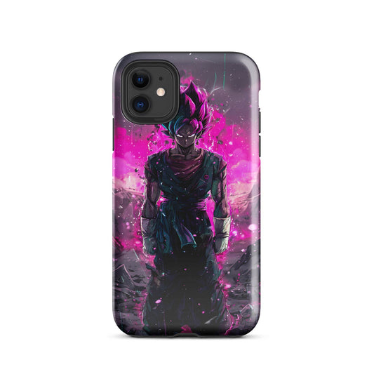 Super Saiyan Blue and Pink Rose Vegito, Dragon Ball Super Anime Fan Art Tough Case for iPhone® - Chromavolt