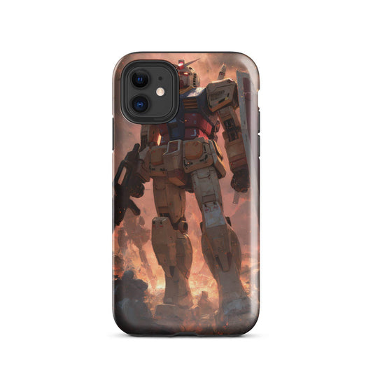 RX-78-2 Gundam, Mobile Suit Gundam Anime Fan Art Tough Case for iPhone® - Chromavolt