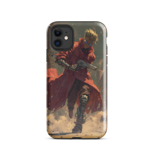 Vash the Stampede, Trigun Anime Fan Art Tough Case for iPhone® - Chromavolt