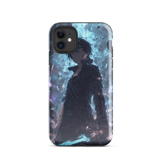 Kirito Kirigaya Sword Art Online Anime Fan Art Tough Case for iPhone® - Chromavolt