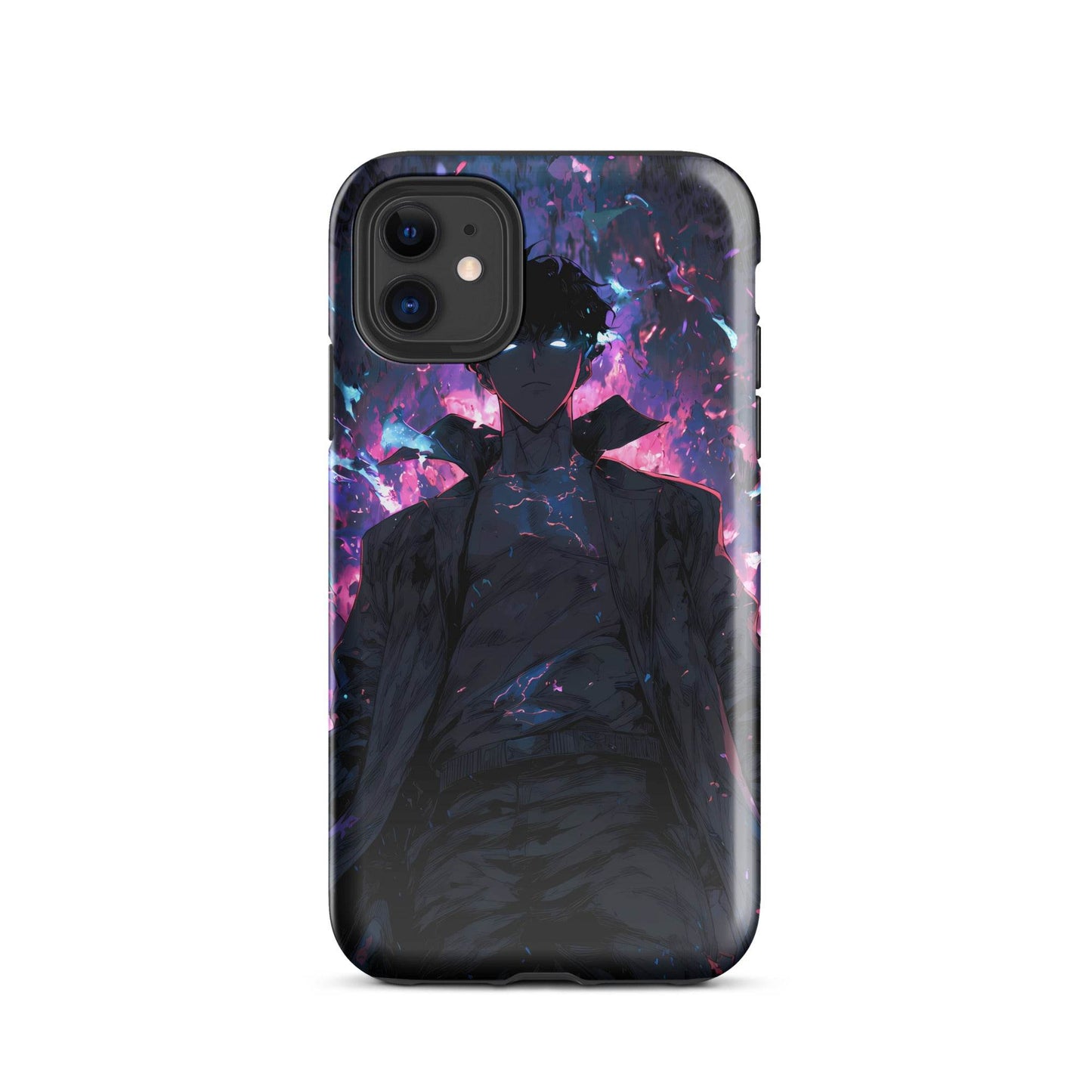 Solo Leveling Sung Jin Woo Anime Fan Art Tough Case for iPhone® - Chromavolt