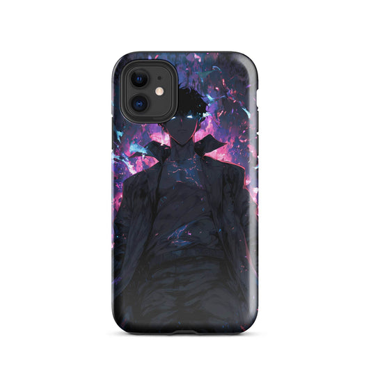 Solo Leveling Sung Jin Woo Anime Fan Art Tough Case for iPhone® - Chromavolt